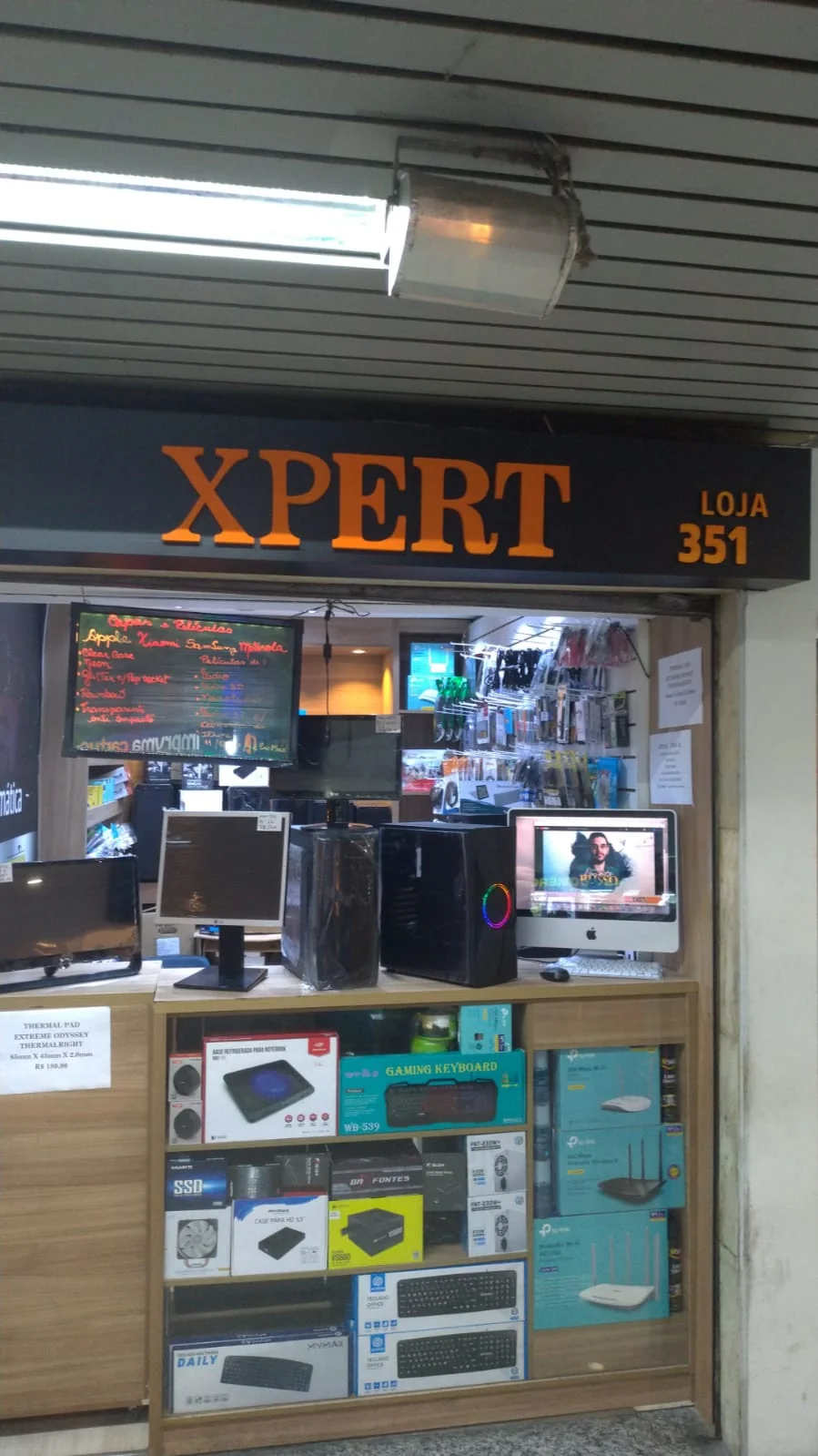 Fachada da Loja XPERT Informática - Loja 351 no 3º piso do Edifício Central Centro RJ